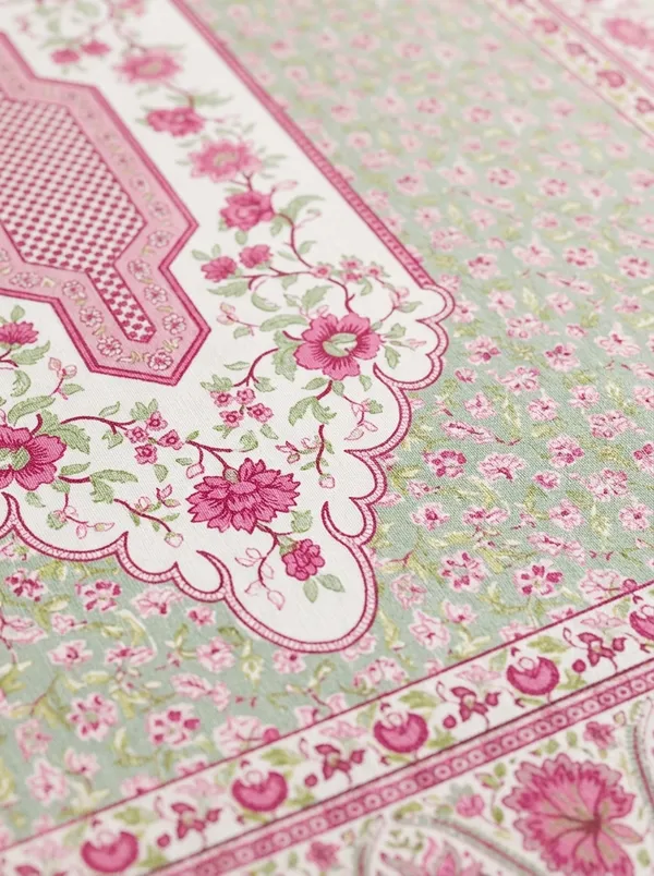 Mint_Floral_100%_Pure_Cotton_King_Size_Double_Bed_Bedsheet_