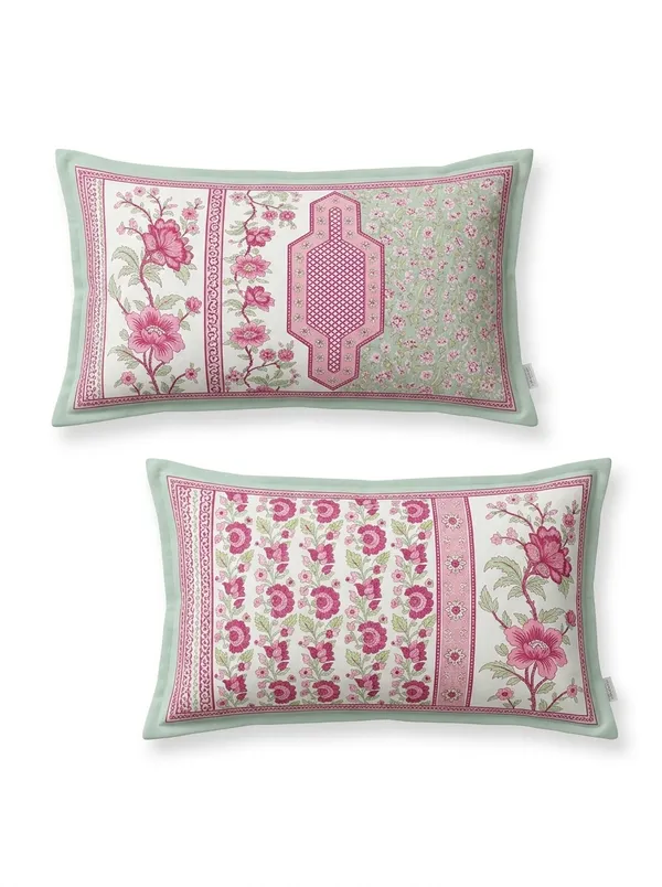 Mint_Floral_100%_Pure_Cotton_King_Size_Double_Bed_Bedsheet_