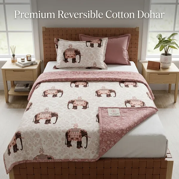 REVERSABLE_PURE_COTTON_SINGLE_BED_DOHAR