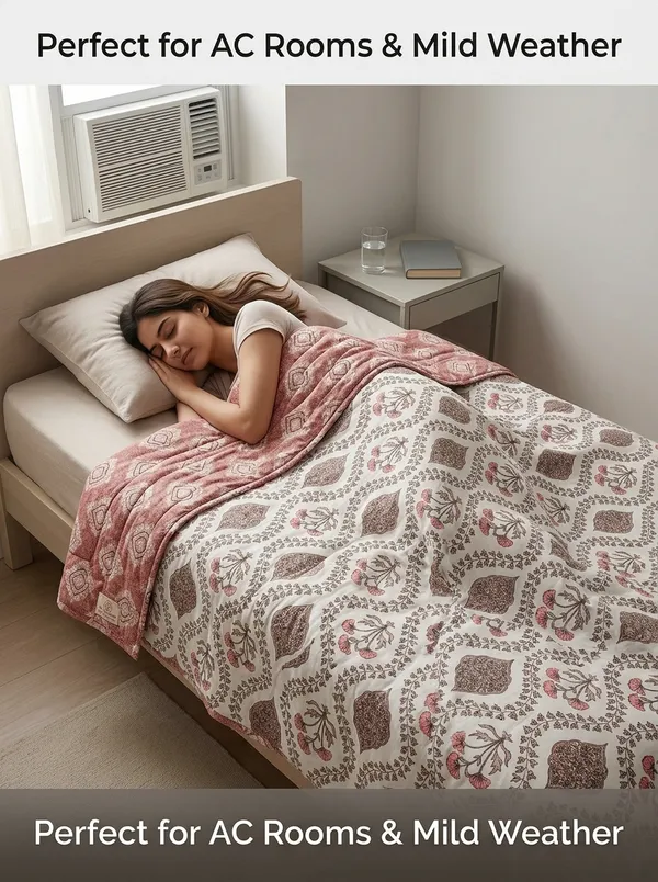 Rosewood_Heritage_Bloom_Reversable_Pure_Cotton_Single_Bed_Dohar