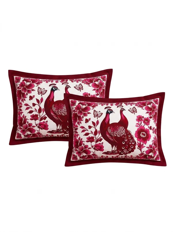 Royal_Crimson_Bloom_100%_Pure_Cotton_King_Size_Double_Bed_Bedsheet_