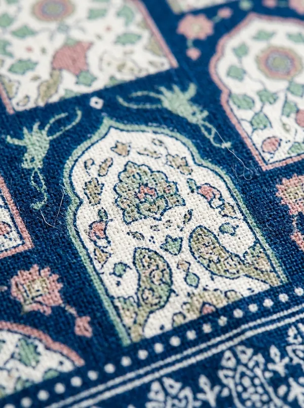 Royal_Indigo_Jharokha_100%_Pure_Cotton_Super_King_Size_Double_Bed_Bedsheet_