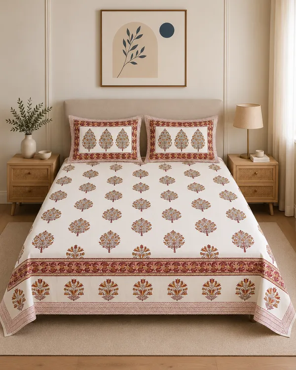 White_&_Other_Premium_Pure_Cotton_King_Size_Double_Bed_Bedsheet