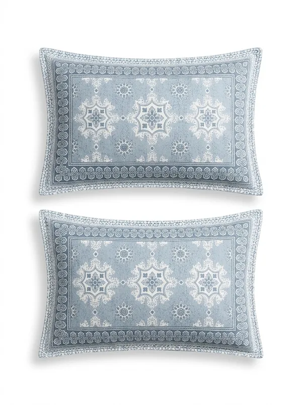 Soft_Grey_Floral_Geometric_Premium_Cotton_King_Size_Double_Bed_Bedsheet