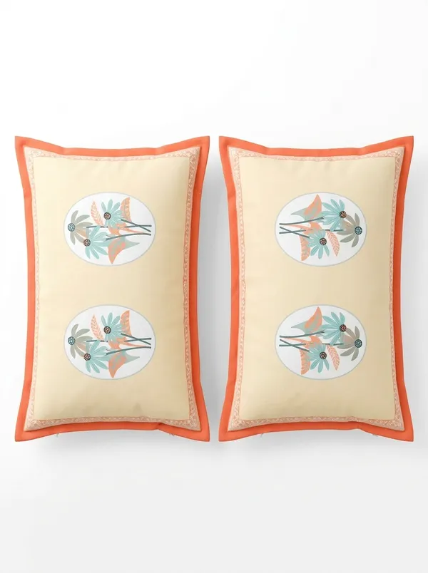 Vanilla_Dune_Bloom_100%_Pure_Cotton_King_Size_Double_Bed_Bedsheet_