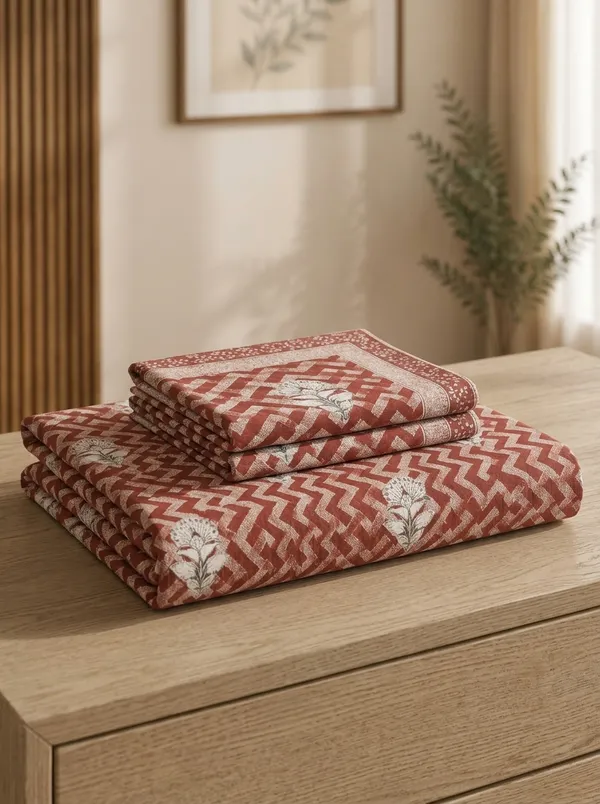 Reddish_Brown_Premium_Pure_Cotton_Queen_Size_Double_Bed_Bedsheet