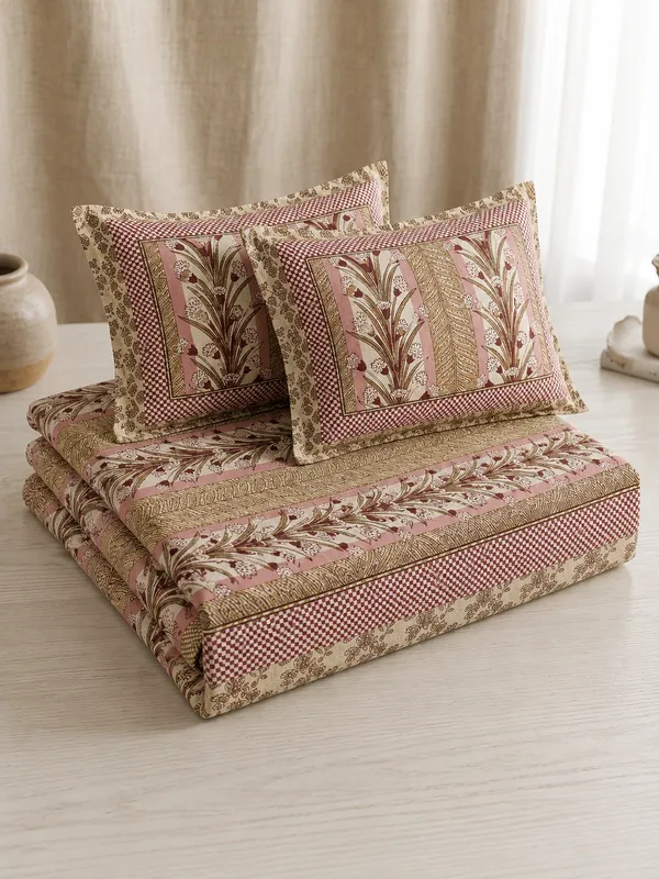 Husky_Brown_Premium_Pure_Cotton_Queen_Size_Double_Bed_Bedsheet