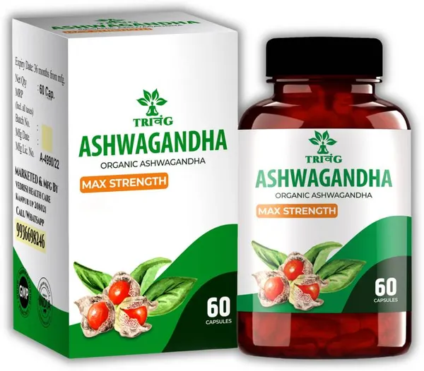 Trivang__Ashwagandha_Capsule_60_Pack_500mg_|_Rejuvenate_Mind_&_Body_|_For_Stress_|_Each_Capsule_500_mg