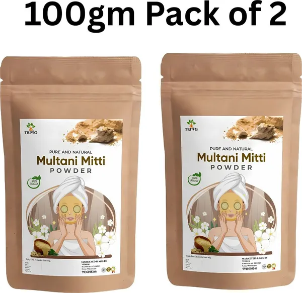 Trivang_Organic_Multani_Mitti_Powder_(Bentonite_Clay)_Pack_of_2_(200_g)