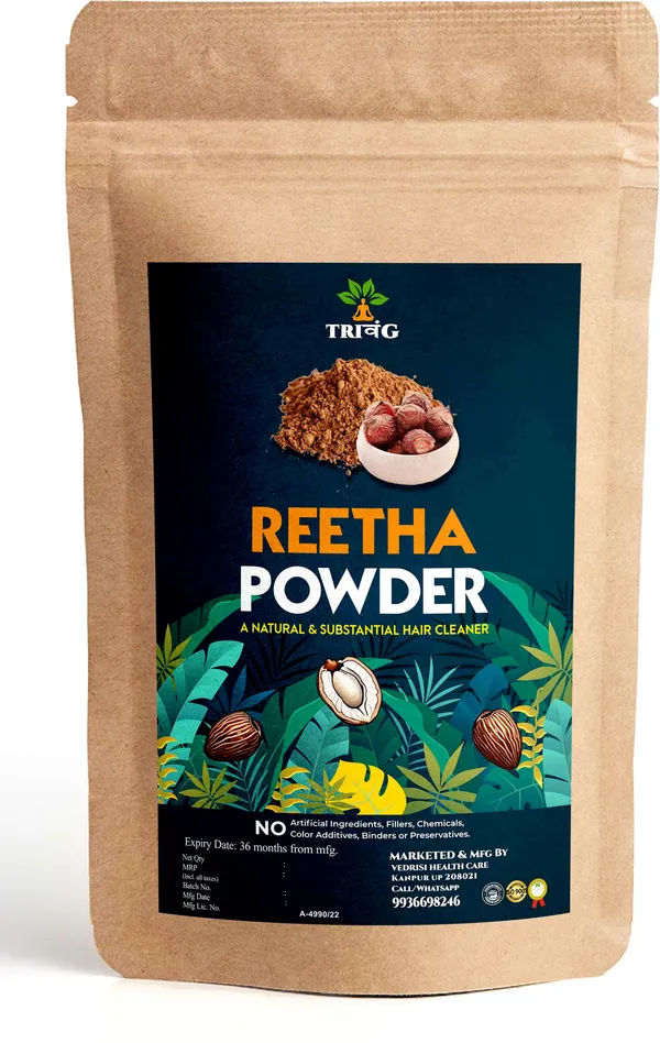 Trivang_Reetha_Amla_Shikakai_Powder_For_Hairs_100g_each_pack_(200_g)