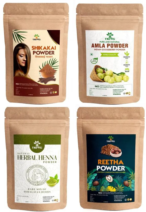 Trivang_Reetha_Amla_Shikakai_Powder_For_Hairs_100g_each_pack_(200_g)