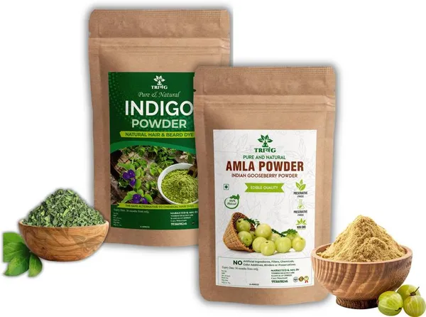Trivang_Indigo_Powder_&_Amla_Powder_Combo_For_Natural_Hair_Color_/_Hair_Growth_Each