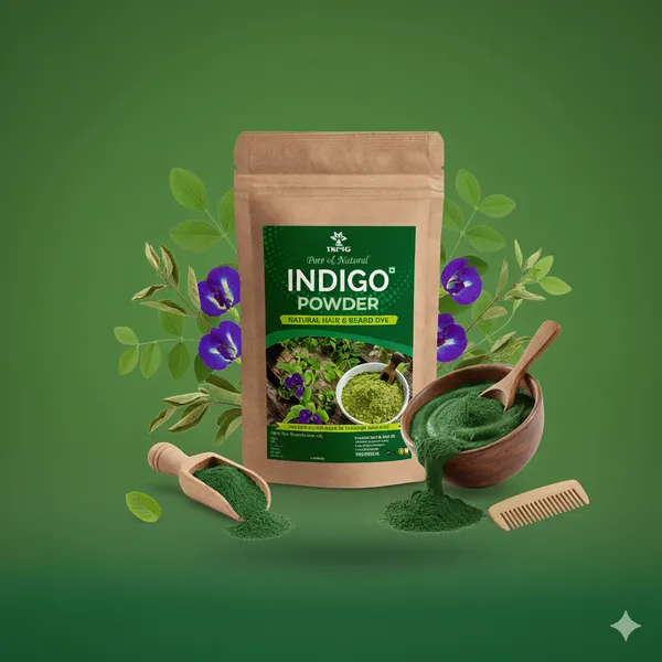 Trivang_Organic_Indigo_Powder_for_black_hair__|_Indigo_Mehendi