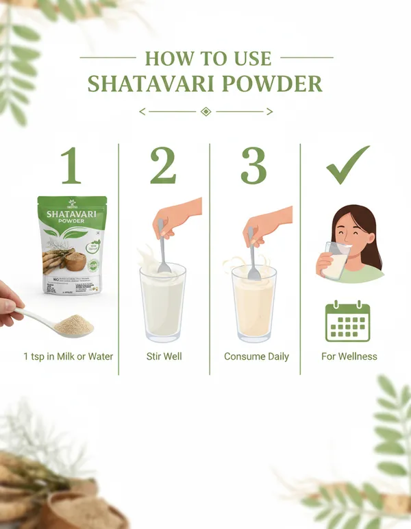 Trivang_100%_Organic_And_Ayurvedic_Pure_Shatavari_Powder