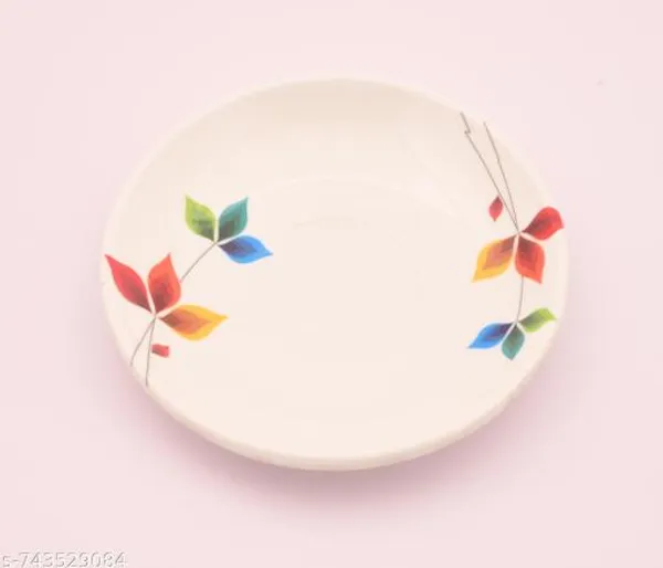 White_Melamine_Premium_And_Durable_Saucer_Set_For_Kitchen_(Pack_Of_6)