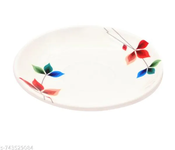 White_Melamine_Premium_And_Durable_Saucer_Set_For_Kitchen_(Pack_Of_6)
