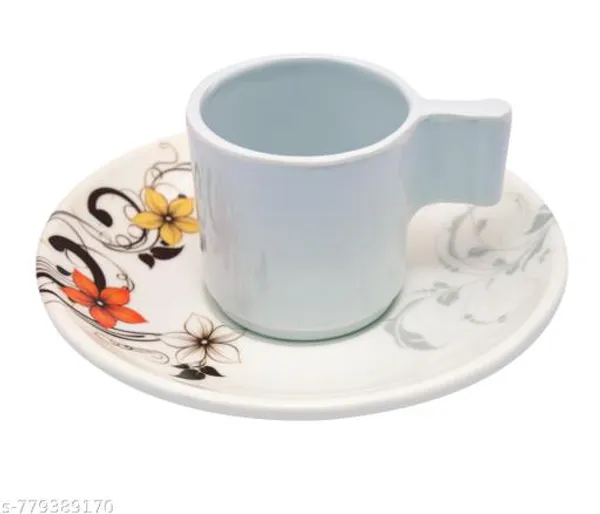 White_Melamine_Premium_And_Durable_Cup_And_Saucer_Set_For_Kitchen_(Pack_Of_6)