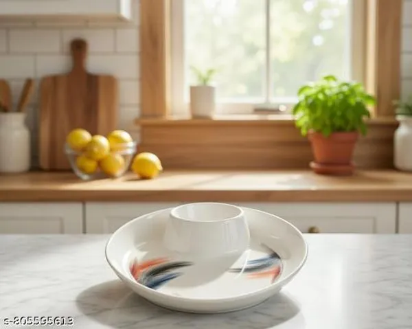 White_Melamine_Premium_And_Durable_Snacks_Plate_For_Kitchen_(Pack_Of_2)