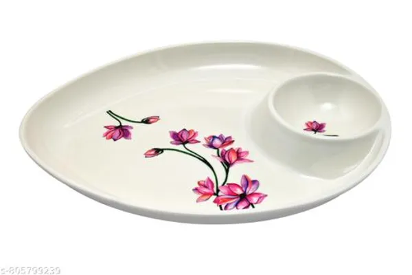 White_Melamine_Premium_And_Durable_Serving_Plates_For_Kitchen_(Pack_Of_2)