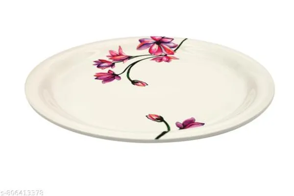 White_Melamine_Premium_And_Durable_Serving_Plates_For_Kitchen_(Pack_Of_6)