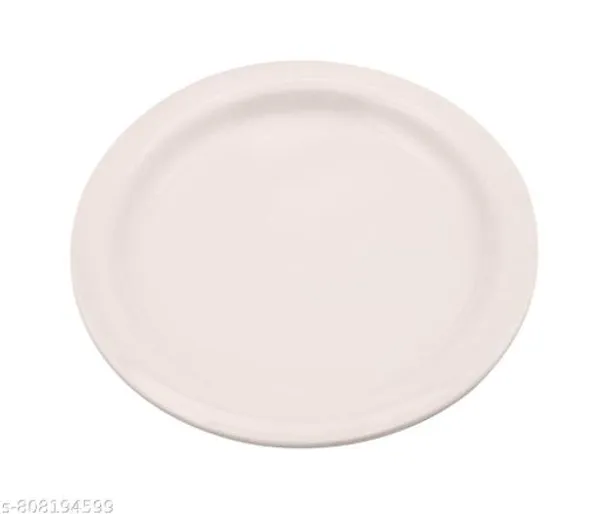 White_Melamine_Premium_And_Durable_Dinner_Plate_For_Kitchen_(Pack_Of_6)