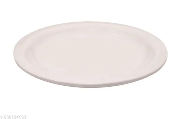 White_Melamine_Premium_And_Durable_Dinner_Plate_For_Kitchen_(Pack_Of_6)
