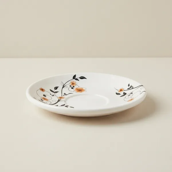 White_Melamine_Premium_And_Durable_Saucer_Set_For_Kitchen
