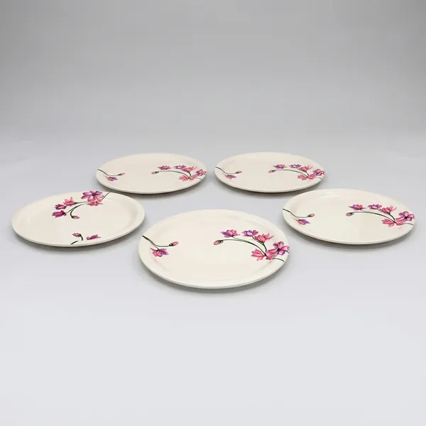 White_Melamine_Premium_And_Durable_Serving_Plates_For_Kitchen_(Pack_Of_6)
