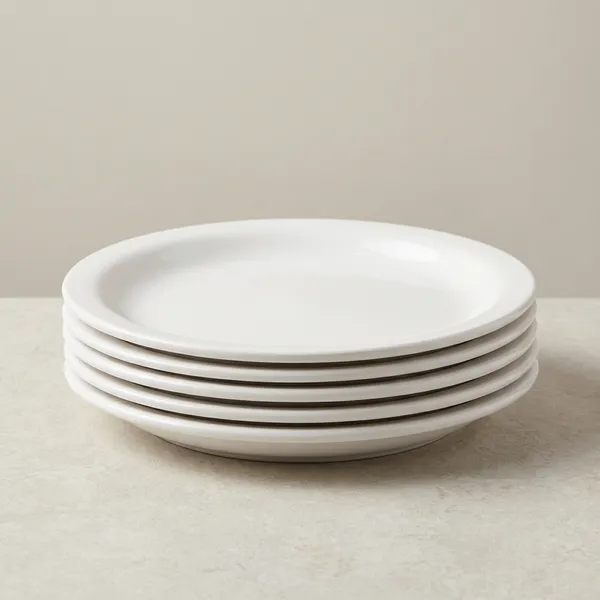 White_Melamine_Premium_And_Durable_Dinner_Plate_For_Kitchen_(Pack_Of_6)