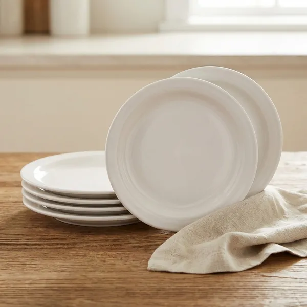 White_Melamine_Premium_And_Durable_Dinner_Plate_For_Kitchen_(Pack_Of_6)