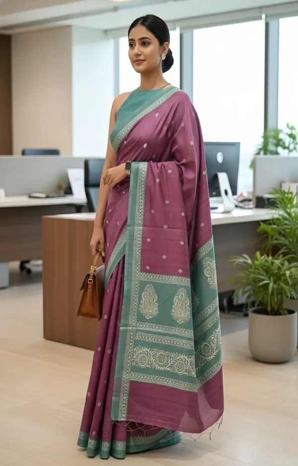 Mauve_Cotton_Diwa_Saree_For_Women