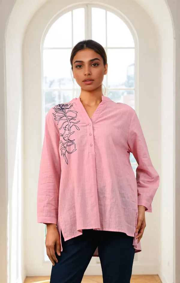 Blush_Pink_Elira_Shirt_For_Women