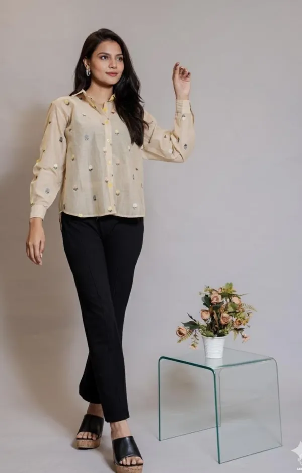 Beige_Meadow_Shirt_For_Women