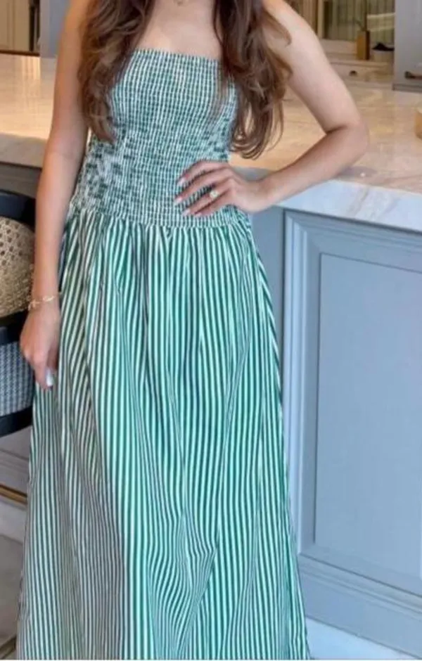 Green_&_White_Santorini_Dress_For_Women