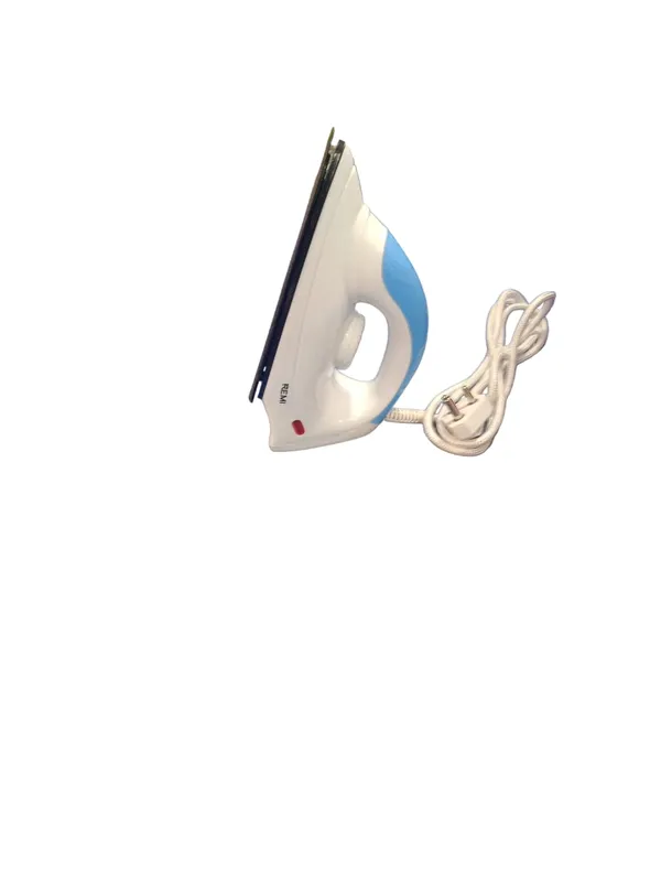 White_Abs_Plastic,_Non_Stick_Coating_Dry_Iron