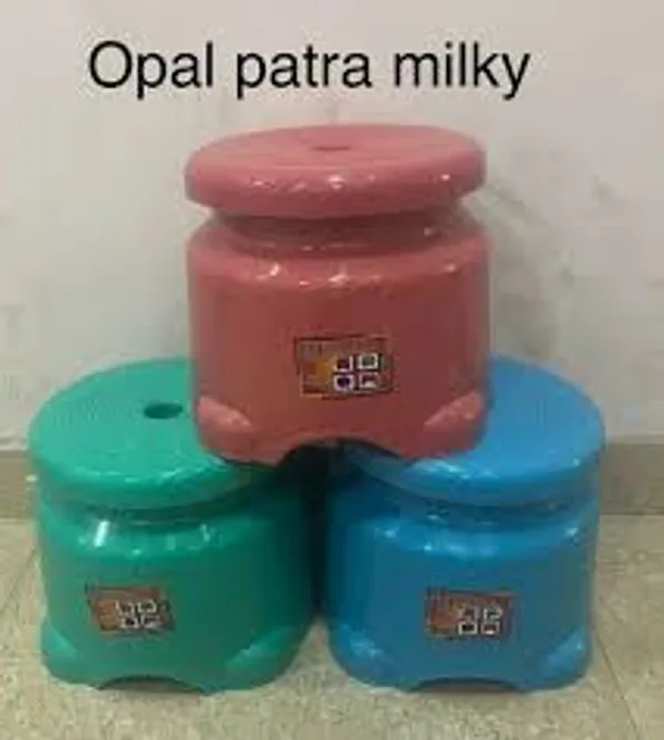 Sky_Blue_And_Green_Plastic_Opal_Stool