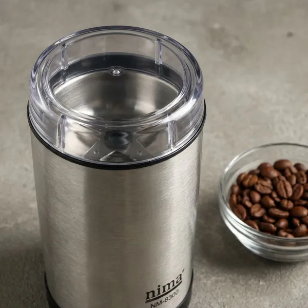 White_Stainless_Steel_Abs_Plastic_Nima_Electric_Grinder