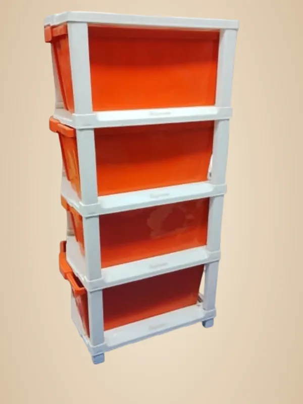 Red_Plastic_Supreme_4_Drawer_Chest