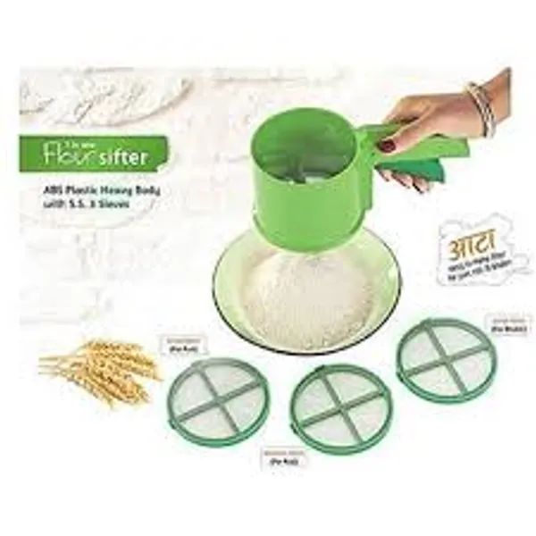 Green_Stainless_Steel,_Plastic_Flour_Shifter