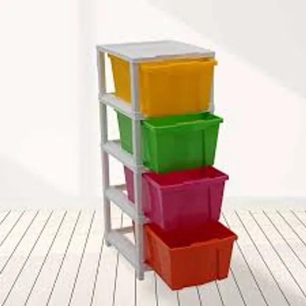 Red_Plastic_Supreme_4_Drawer_Chest