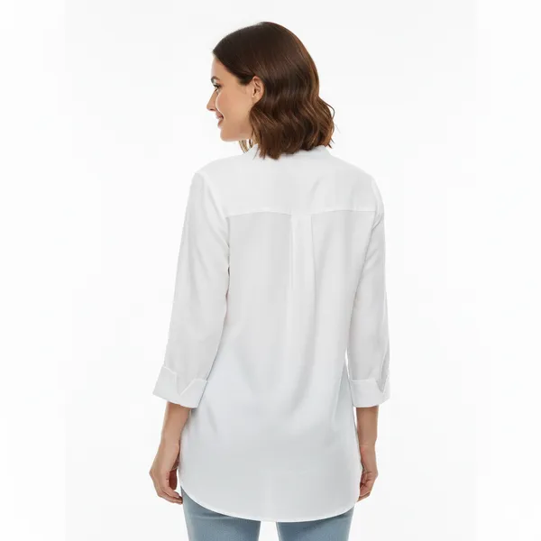 Abstract_Girl_Art_Printed_White_Tunic_Top