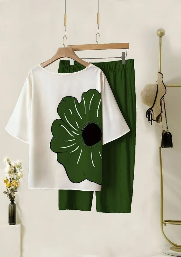 Green_&_White_Cotton_Printed_Straight_Kurta_With_Pant_Set_Lycra_Co-Ord_Set_For_Women