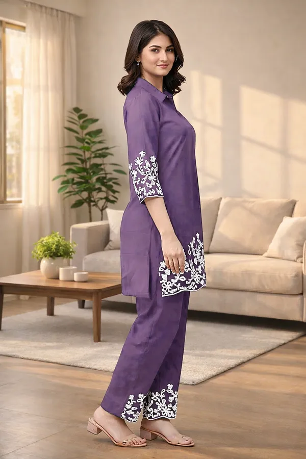 Elegant_Royal_Purple_Embroidered_Kurta_Set