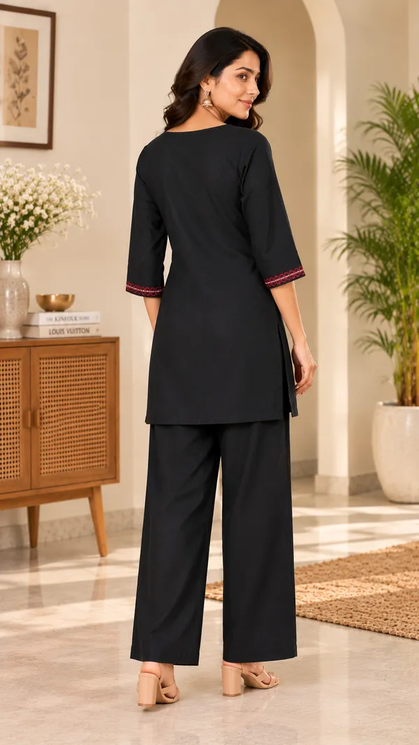 Women_Floral_Embroidered_Straight_Kurta_&_Wide-Leg_Pants_Set