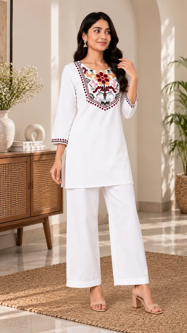 Women_Floral_Embroidered_Straight_Kurta_&_Wide-Leg_Pants_Set