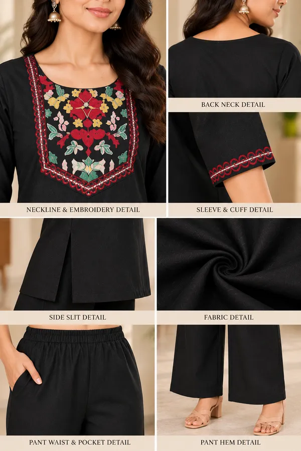 Women_Floral_Embroidered_Straight_Kurta_&_Wide-Leg_Pants_Set