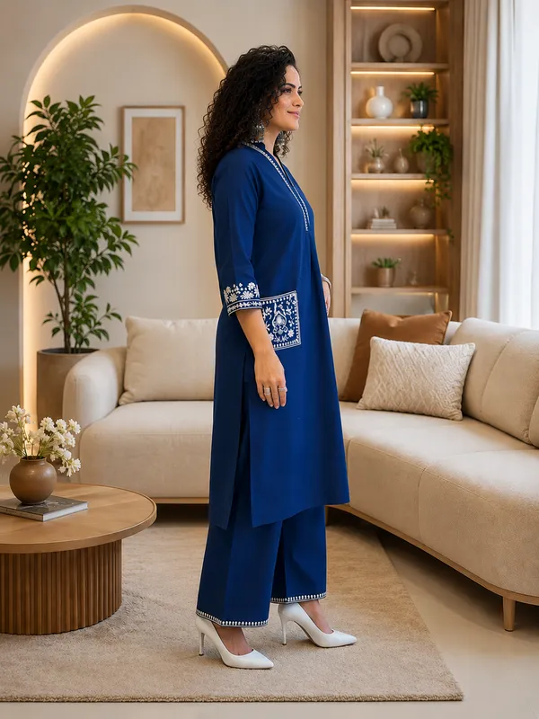Women's_Navy_Blue_Embroidered_Kurta_Palazzo_Set