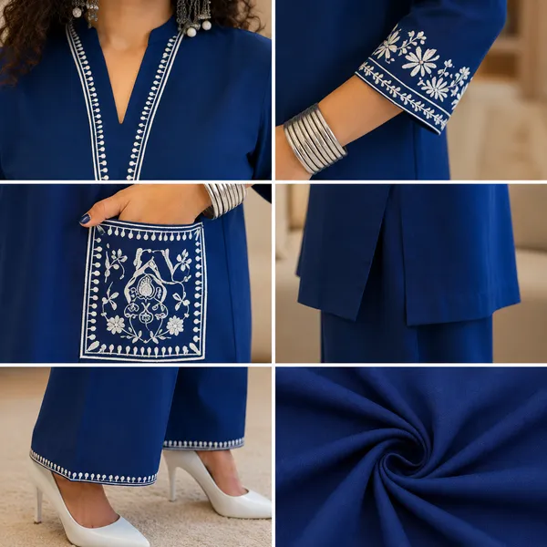 Women's_Navy_Blue_Embroidered_Kurta_Palazzo_Set