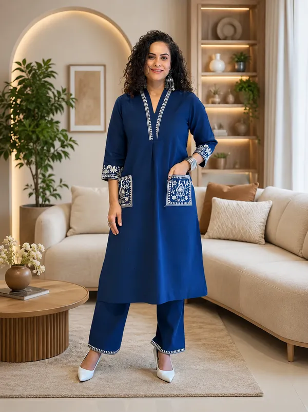 Women's_Navy_Blue_Embroidered_Kurta_Palazzo_Set