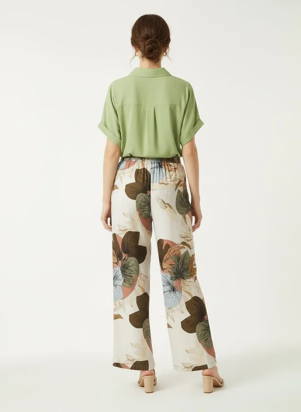Pista_Paisley_Printed_Short_Sleeves_Shirt_&_Wide-Leg_Pant_Rayon_Co-Ord_Set_For_Women
